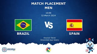 BRAZIL vs SPAIN  Futsal DEAFLYMPICS ERZURUM 2024  Men Semifinals [upl. by Nada]