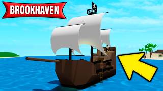 MISE À JOUR DES BATEAUX PIRATES ET ANIMAUX SUR BROOKHAVEN ROBLOX [upl. by Rot]