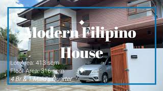 Modern Filipino Home at Pinewoods subdivision  Baguio city [upl. by Asikal]