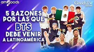 5 Motivos por las que BTS debe de visitar Latinoamérica en su gira mundial [upl. by Reiter]