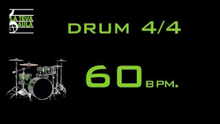 60 BPM  44 DRUM TRACK  ROCK [upl. by Zared]