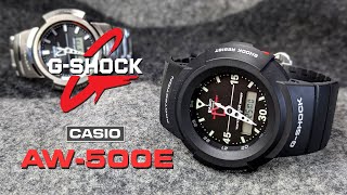 Casio GShock AW500E  A reprise of the firstever analogdigital GShock [upl. by Misti720]