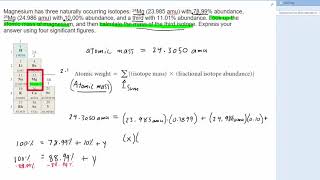 Magnesium has three naturally occurring isotopes [upl. by Staffan]