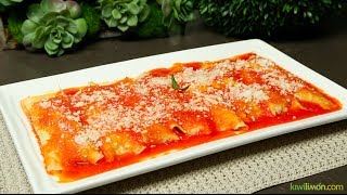 Canelones Rellenos de Espinacas y Ricotta [upl. by Yeltrab]