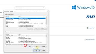 Fixed   Environment Variable is disabled Cant edit environment variables in windows [upl. by Christoforo]