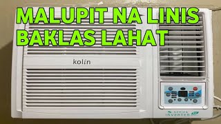 Kolin Window Type Inverter  Solid Cleaning  Baklas Lahat [upl. by Dix]