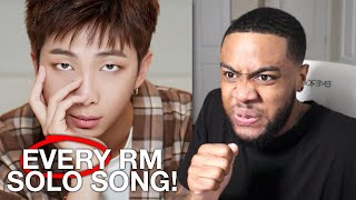 I listened to EVERY BTS RM solo song [upl. by Akimal]