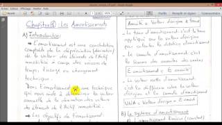 Comptabilité générale S2 quot les Amortissements partie 1 quot [upl. by Nilats]