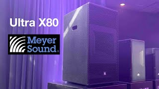 Meyer Sound Ultra X80  First Look [upl. by Ainegul]