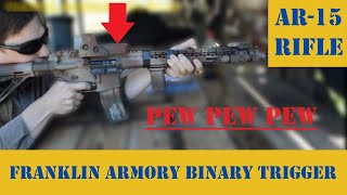 Franklin Armory BFSIII ARC1 AR15 Binary Trigger 😯😯 [upl. by Nawk389]