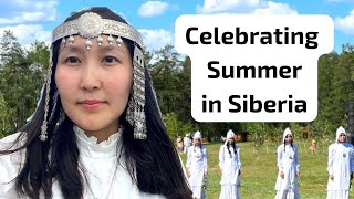 How Native Siberians celebrate Summer Solstice  Ancient Festival Yhyakh [upl. by Aleihs303]