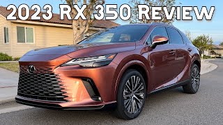 2023 Lexus RX 350 Premium  Full Review  Styling Cargo Measurements Safety Systems Engine  More [upl. by Aneekan]