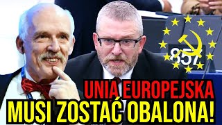 ✅ Grzegorz Braun UE powinna zostać OBALONA❗ Precz od nas suwerennych wolnych narodów [upl. by Ellimac310]