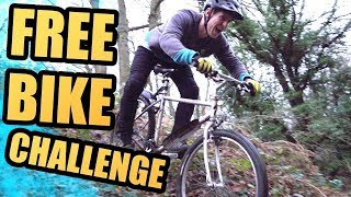 THE FREE BIKE CHALLENGE 1 IN THE WOODS [upl. by Zelazny]