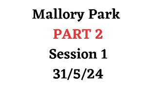 Part 2 Mallory park session 1 31st May 2024 inters [upl. by Christian602]