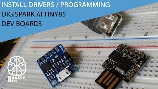 Installing Drivers and Programming the DigiSpark ATtiny85 dev boards  Tutorial [upl. by Ailee194]