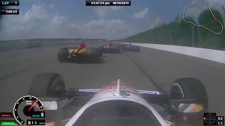 Indycar Pocono 2019 Takuma Sato Onboard Crash Lap 1 Start [upl. by Virgin]