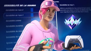 J’AI JOUÉ avec les MEILLEURS SETTINGS pour la RANKED sur FORTNITE  🤯 AIMBOT [upl. by Miranda]