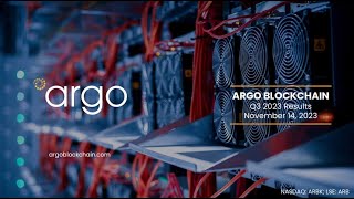 ARGO BLOCKCHAIN PLC  Q3 Update [upl. by Anaz]