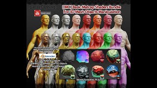 MC  Basic Matcap Shaders Bundle For 3D Mesh Objects Manipulation [upl. by Gav]