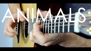 Animals  Maroon 5  Fingerstyle Guitar Interpretation [upl. by Ellerey]