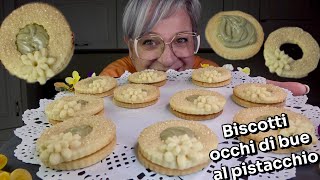 Biscotti occhi di bue al pistacchio  Ricetta Facile‼️ [upl. by Ethbun]