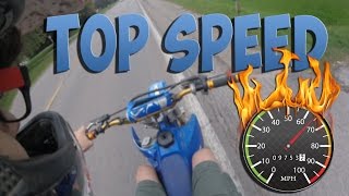 YZ85 TOP SPEED [upl. by Asilegna37]