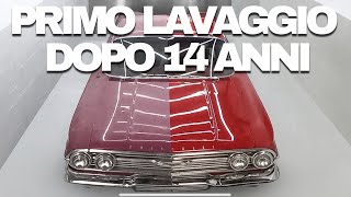 COME LAVARE E LUCIDARE UN AUTO VECCHIA DI 50 ANNI  ASMR [upl. by Regen]