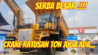 EXCAVATOR BESAR DI BOOTH SANY DALAM PAMERAN MINING INDONESIA 2024 [upl. by Kamillah818]