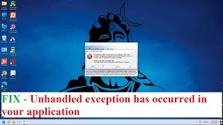 How To Fix Unhandled exception has occurred in your application Error in Essl [upl. by Amled]