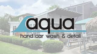 Hand Car Wash Houston  7135232082  Aqua Hand Car Wash amp Detail [upl. by Haman640]