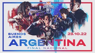 Final Nacional Argentina 2022  Red Bull Batalla [upl. by Natam]