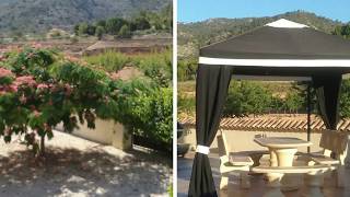 Beautiful Villa With Almond Grove in Hondón de las Nieves In Alicante For Sale [upl. by Dnalyag]