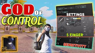 New Sensitivity🔥Control CODE 5 Finger FASTER PLAYER iPhone 13 PRO MAX  Daxua PUBG BGMI [upl. by Missy]