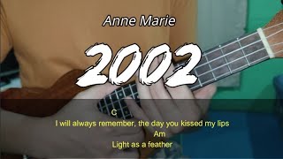 2002  Anne Marie  Ukulele Tutorial Easy Chords [upl. by Thomasin236]