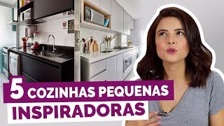 5 COZINHAS PEQUENAS E PLANEJADAS INSPIRADORAS prefiro a 4ª  DicaDaPâ [upl. by Mccurdy]