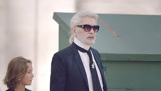 Chanel  Haute Couture Fall Winter 20182019  Interview with Karl Lagerfeld [upl. by Nilcaj]