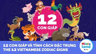 Khám phá về 12 Con Giáp Việt Nam  12 Vietnamese Zodiac Signs  12 Signes du Zodiaque Vietnamien [upl. by Oyr]