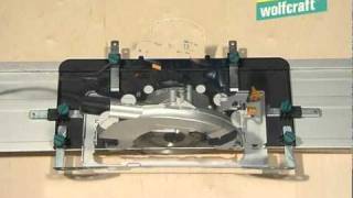 wolfcraft Guide rail for circular saw FKS 115 part no 6910000 [upl. by Biancha]