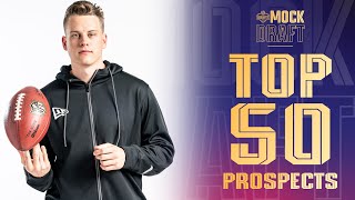 Top 50 NFL Prospects Heading Into the 2020 Draft [upl. by Eileen]