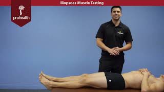 Iliopsoas Muscle Test Palp Dr Vizniak Muscle Manual [upl. by Havener]