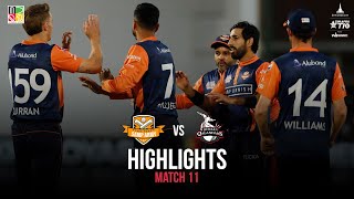 Match 11 Highlights Cape Town Samp Army vs Durban Qalandars  Zim Afro T10 [upl. by Anelis292]