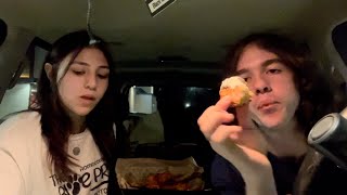 Late Night Wingstop Mukbang [upl. by Brion372]