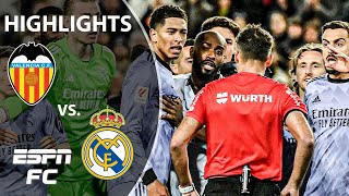 NO GOAL DRAMA 😱 Valencia vs Real Madrid  LALIGA Highlights  ESPN FC [upl. by Marta]