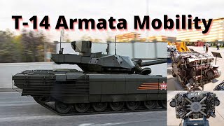 T14 Armata Engine amp Mobility  in English [upl. by Flight]