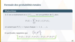 Formule des probabilités totales [upl. by Isiahi]