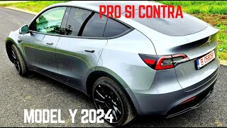 Pro si Contra cu noua Tesla Model Y facelift Dual Motor 514 CP 2024 Made in Germany [upl. by Nojad471]