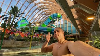 Kartrite Waterpark and resort full waterpark tour inside Monticello NY [upl. by Illak]