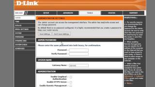 How to change your DLink router login password [upl. by Ainslie]