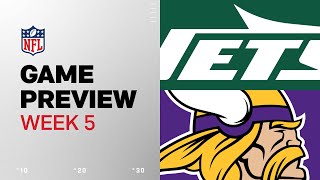 New York Jets vs Minnesota Vikings  2024 Week 5 Game Preview [upl. by Yraccaz353]